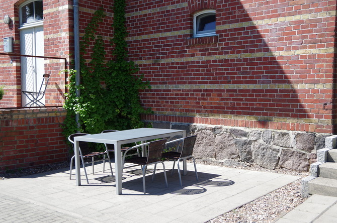 Ferienwohnung in Barh&ouml;ft - Matrosendeck - Lotsenhaus Barh&ouml;ft - Matrosendeckwohnung - Terrasse