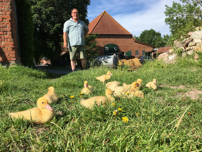 Ferienwohnung in Rettin - Bauernferienhof Kluvetasch Seestern - Wohlf&uuml;hlklima Ferienhof Kluvetasch