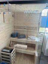 Ferienhaus in Fuhlendorf - Leuchtturm - finnische Sauna f&uuml;r 2 Personen - Bad oben