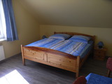 Ferienwohnung in Heringsdorf - Steenshof - Doppelbett  im Schlafraum in Komforth&ouml;he