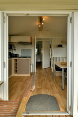 Ferienhaus in Pelzerhaken - Mobilheim M&eacute;diterran&eacute;e im Ferienpark AM WALDRAND - Ansicht vom Eingang