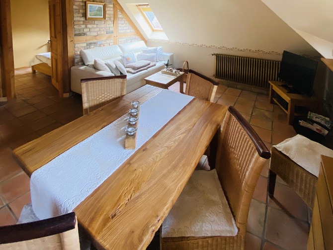 Ferienwohnung in Ribnitz-Damgarten - Zwischen Bodden & Ostsee - Wohn-und Essbereich