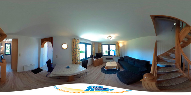 Ferienhaus in Trassenheide - Feriendomizil Kr&auml;nicke - 360 Grad Bild 1
