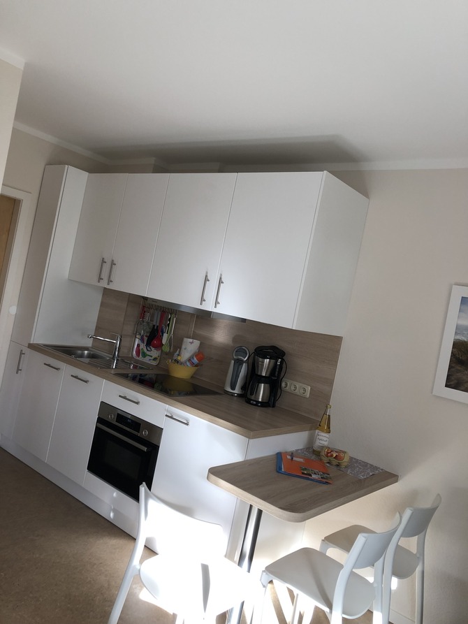 Ferienwohnung in Rettin - Bauernferienhof Kluvetasch Ostseekrabbe - Neue K&uuml;che Ostseekrabbe