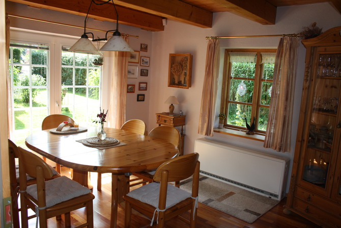 Ferienhaus in D&ouml;hnsdorf - Landhaus Unter dem Reetdach - Esszimmer