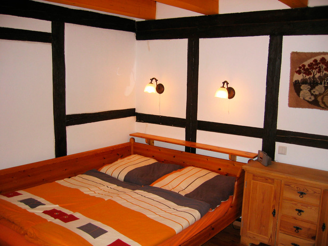 Ferienhaus in D&ouml;hnsdorf - Landhaus Unter dem Reetdach - Schlafraum 2
