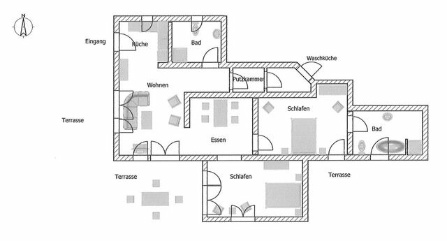 Ferienwohnung in Sch&ouml;nberg - Zaumseil, Axel: Fe-App. "unten" - Bild 20