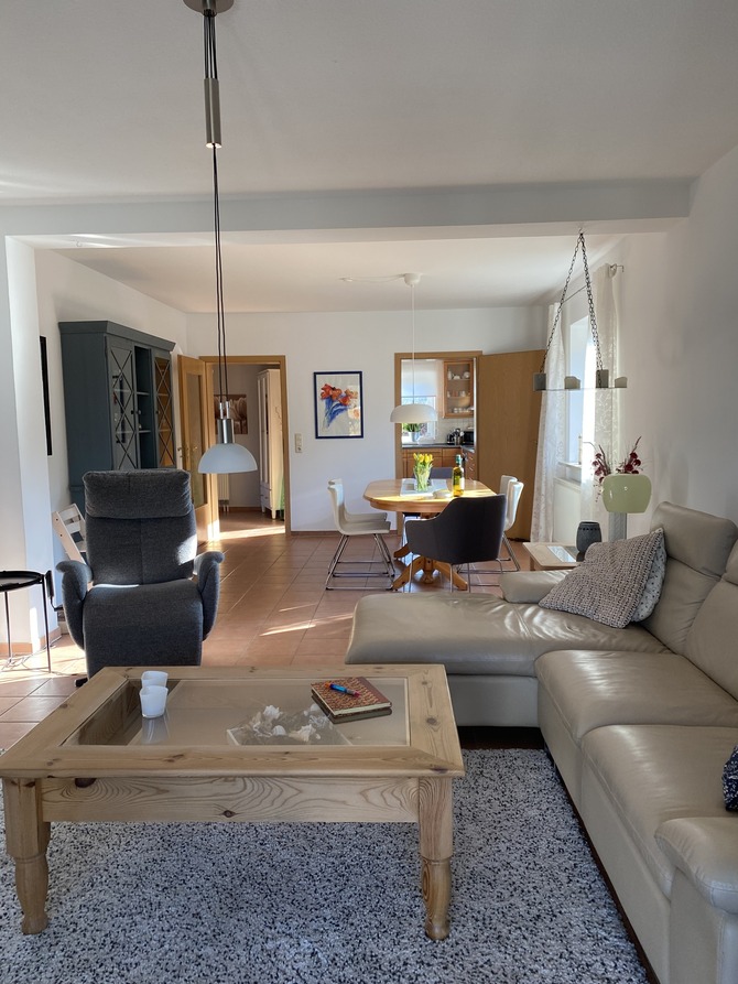 Ferienhaus in Ahrensb&ouml;k - Haus Bienenweide - Wohn- Essbereich