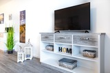 Ferienwohnung in Gro&szlig;enbrode - Meerblickvilla 21 - Wohnzimmer Fernseher