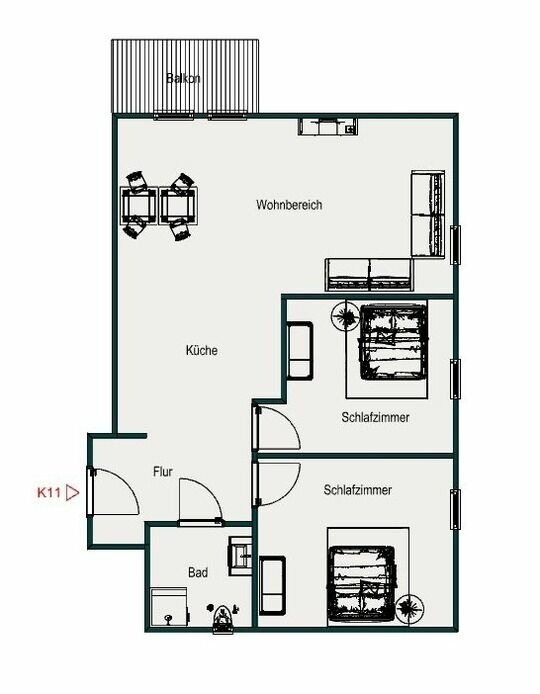 Ferienwohnung in Grömitz - Kabine 11 - Bild 23