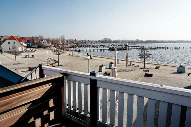 Ferienwohnung in Rerik - Ferienwohnung/Appartement Mantelm&ouml;we (Rerik) - Blick vom Balkon