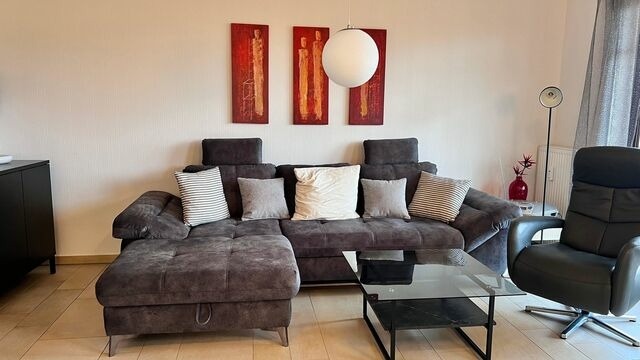 Ferienwohnung in K&uuml;hlungsborn - 9987- Urlaubstr&auml;ume Am Meer, WE 3.4 Strandkorb auf der Terrasse - Bild 3