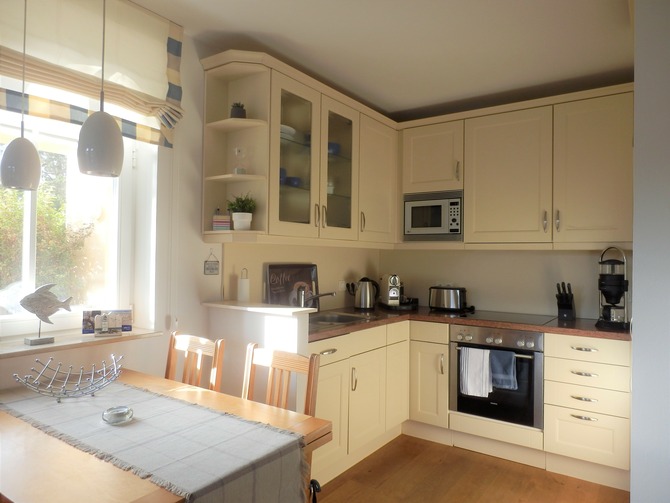 Ferienwohnung in Baabe - Ferienwohnung Meerblick - Vollausgestattete K&uuml;che