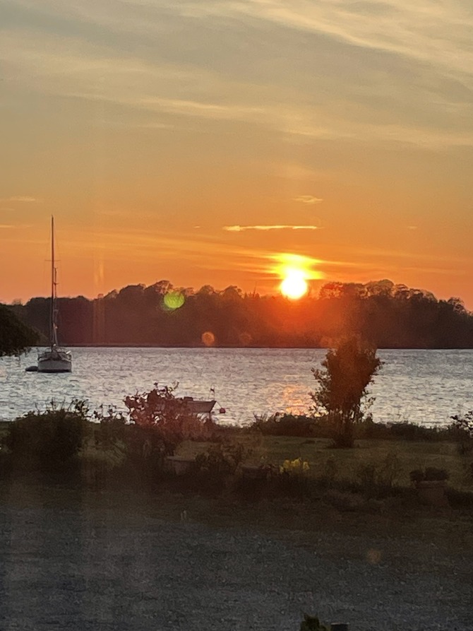Ferienhaus in Kronsgaard - Ferienhaus Christian - Abendd&auml;mmerung in Maasholm