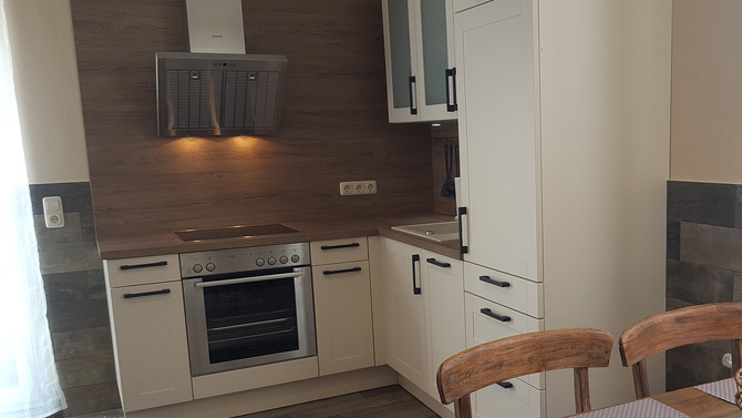 Ferienwohnung in Sassnitz - JASMUND 2 B&auml;der / Balkon - Einbauk&uuml;che mit Backoffen und Geschirrsp&uuml;ler