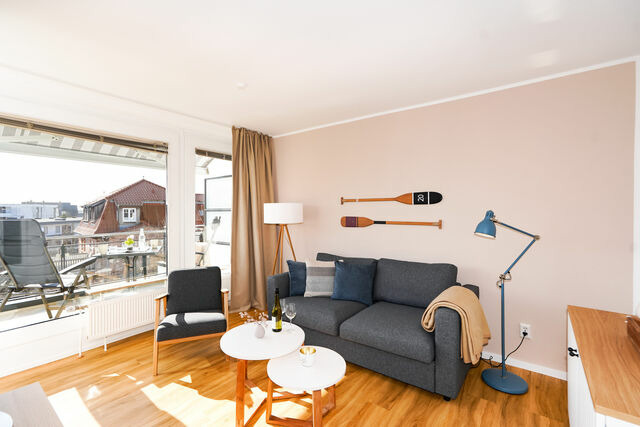 Ferienwohnung in Gr&ouml;mitz - Panorama Whg. 51 "D&uuml;nengras" - Bild 3