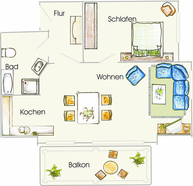 Ferienwohnung in Seebad Heringsdorf - (Brise) Villa Madeleine App. 10 - Bild 15