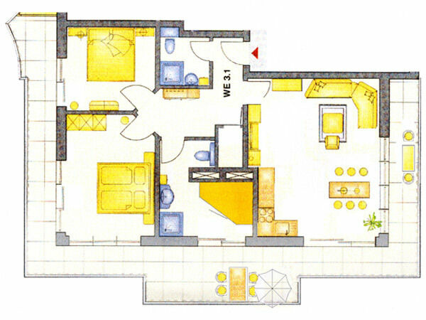 Ferienwohnung in Seebad Bansin - (Brise) Seeresidenz Haus Nordic App. 3.1 - Bild 22