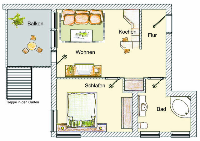 Ferienwohnung in Seebad Heringsdorf - (Brise) Villa Marlen App. 01 - Bild 17